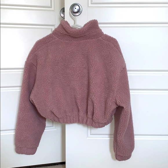 Fuzzy Sherpa Zip- Up Jacket - Picture 2 of 2